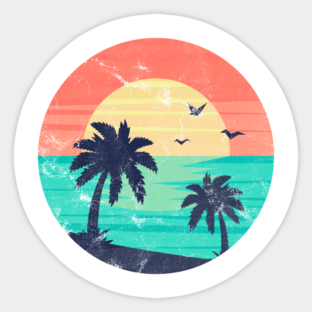 Sunset - Sunset - Sticker | TeePublic